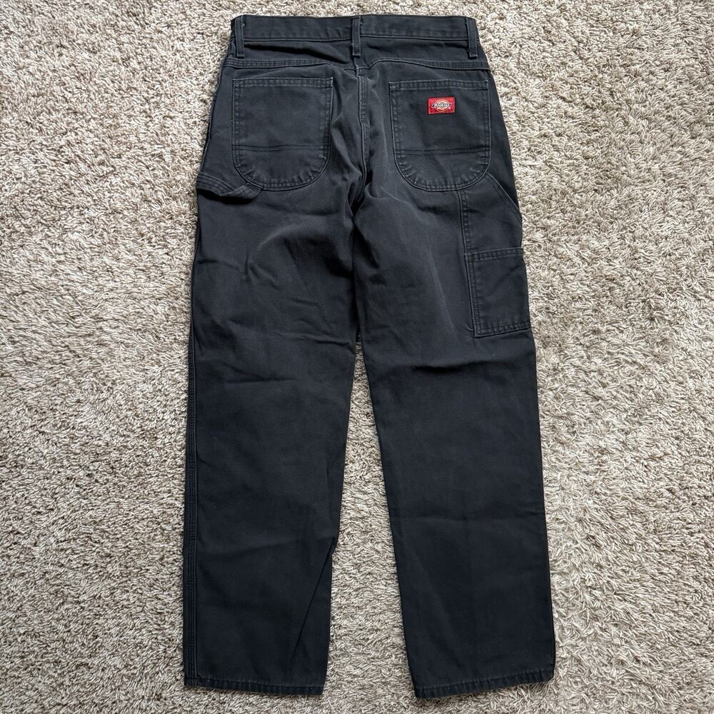 Vintage Y2K Dickies Faded Black Carpenter Jeans Pants Workwear Men’s Size 28x29